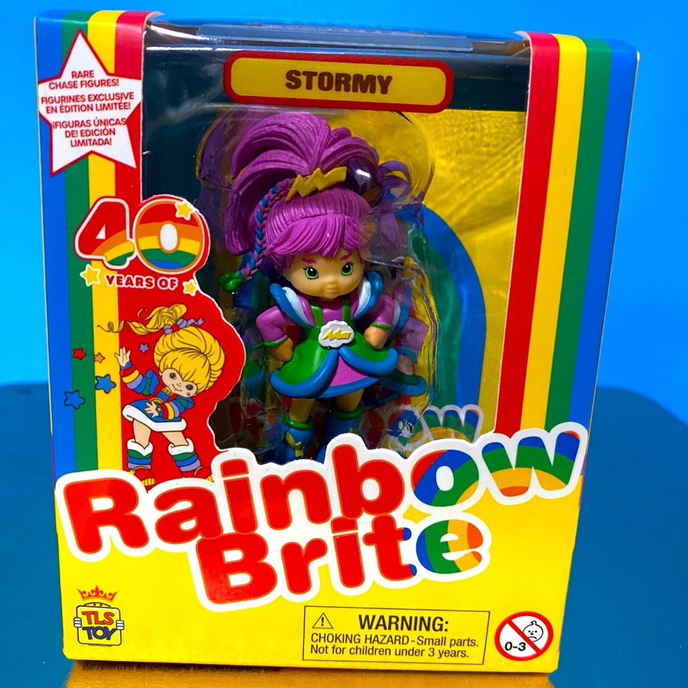 RAINBOW BRITE NWT 40TH ANNIVERSARY COLLECTIBLE STORMY CHARACTER  COLORFUL FIGURE